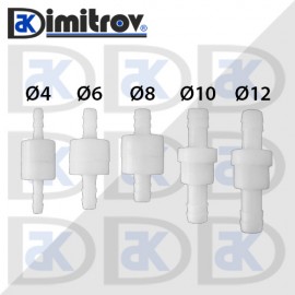 Клапани възвратни комплект Ø 4 Ø 6 Ø 8 Ø10 Ø12